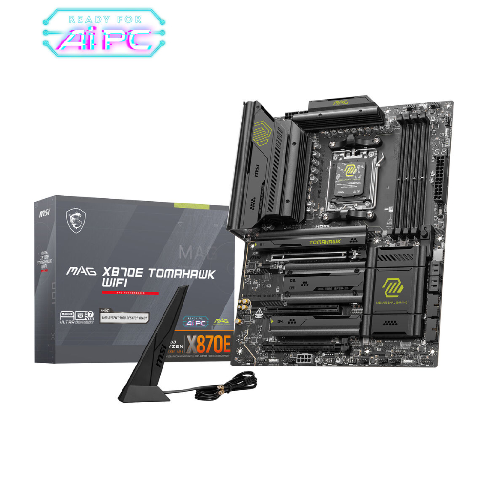 MSI MAG X870E Tomahawk WiFi AM5 DDR5 PCIe 5.0 ATX Motherboard | eBay